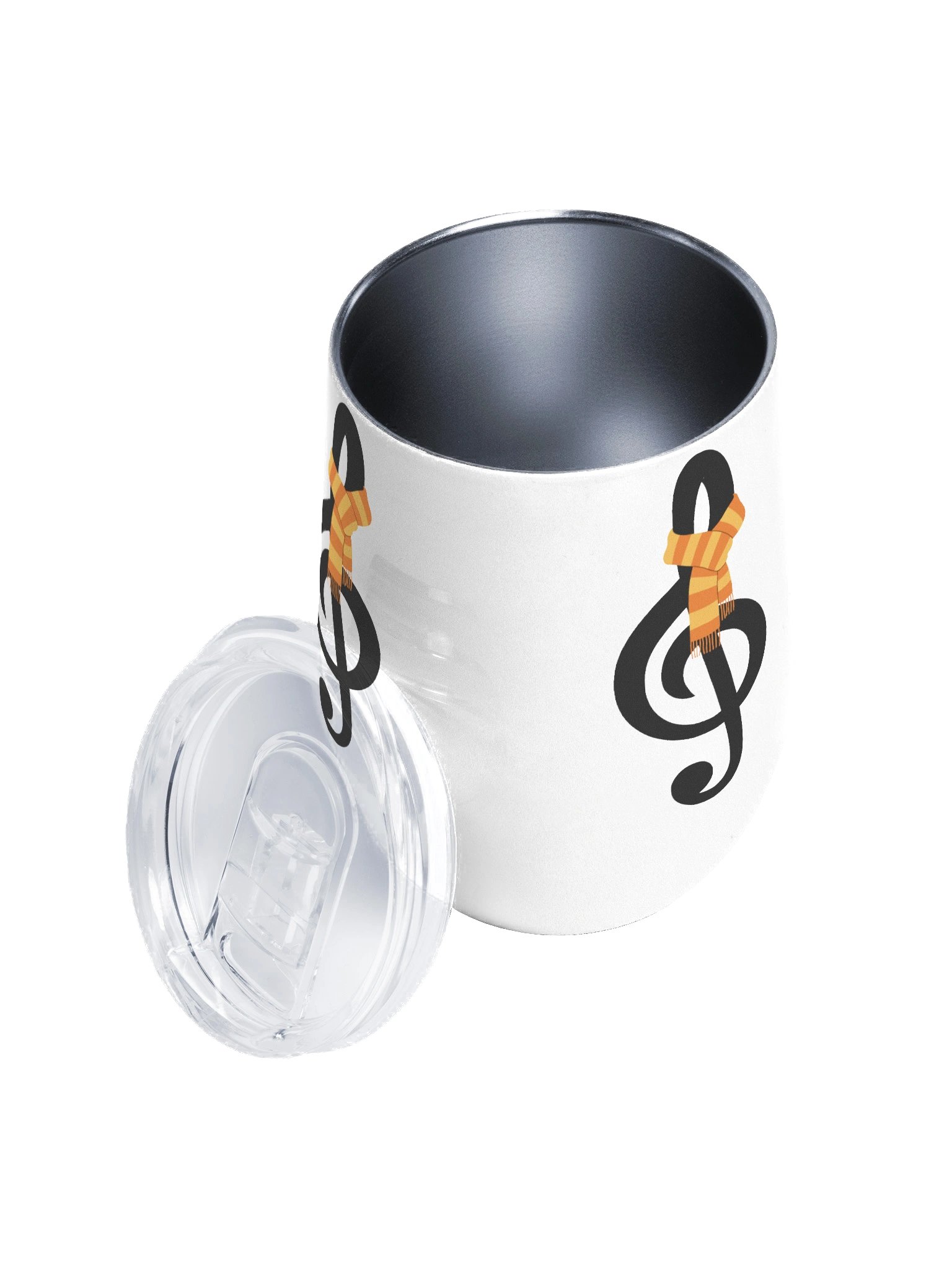 Harmonious Treble Clef Wine Tumbler product image (3)