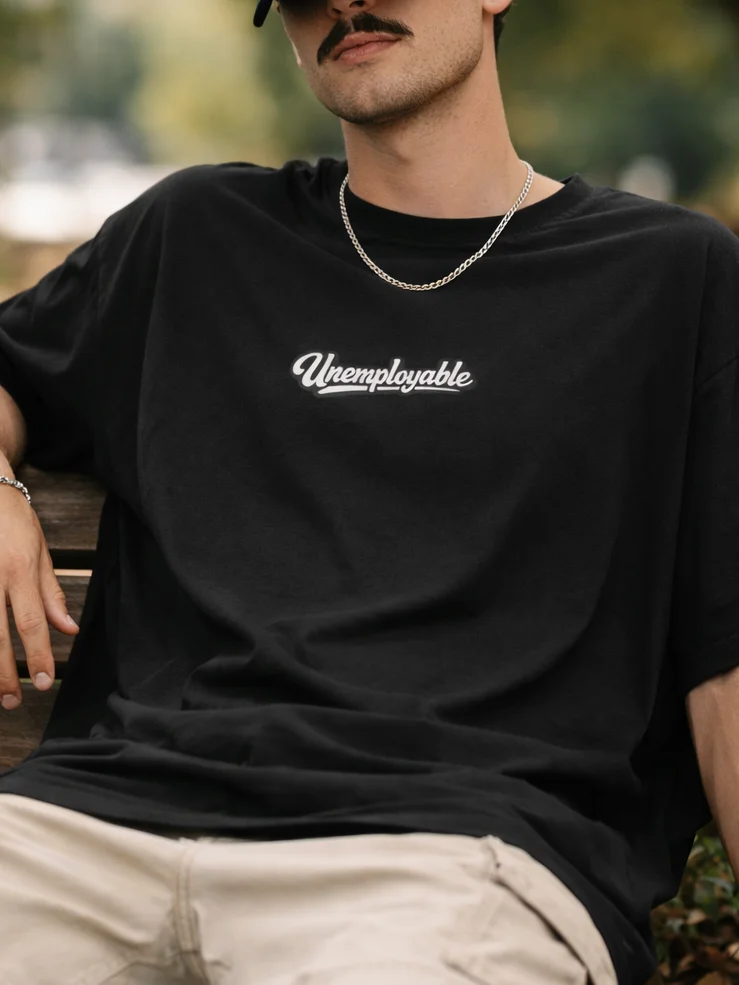 unemployable t-shirt product image (1)