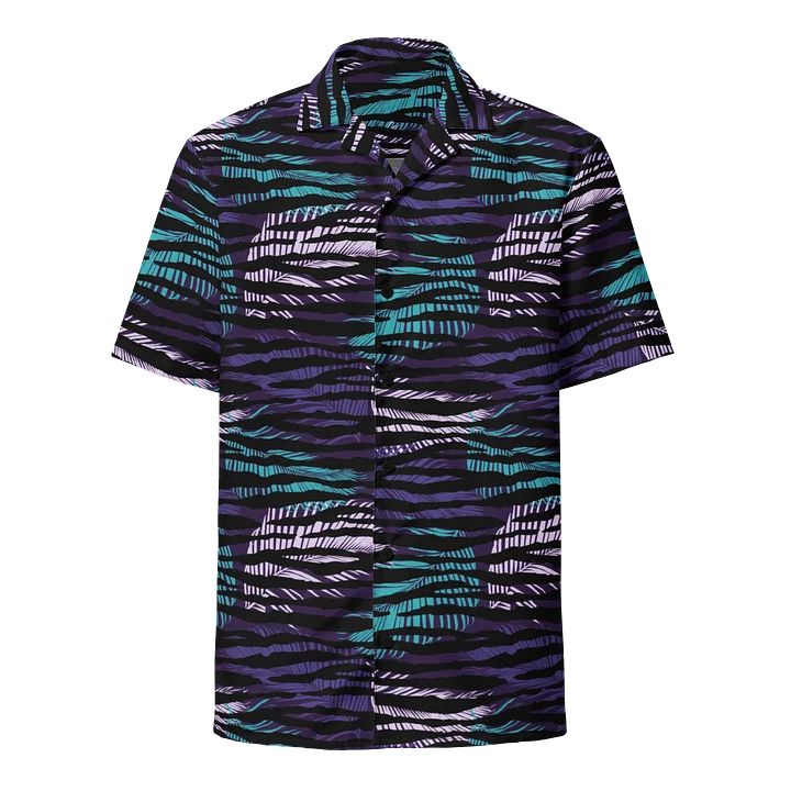 Vibrant Hawaiian Shirt with Fashionable Palm Leaf Design product image (1)