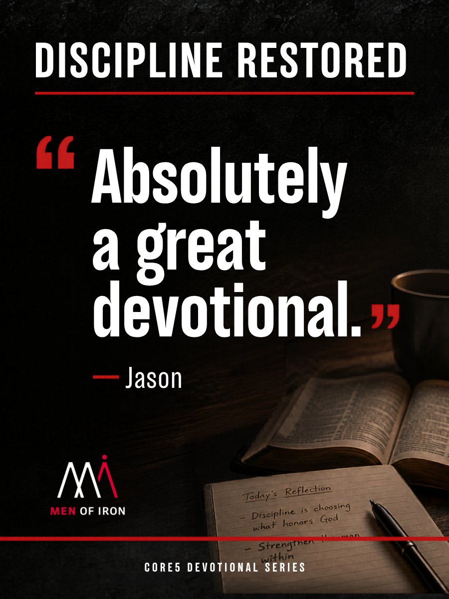 Men of Iron Restored Workbook Bundle | Christian Men’s Devotional & Discipleship Workbooks product image (2)