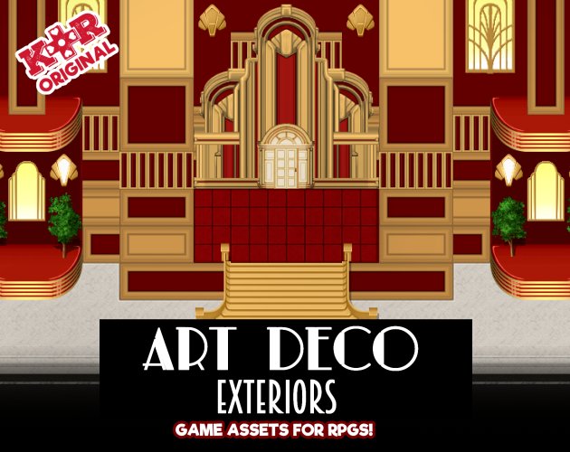KR Art Deco Exteriors Tileset for RPGs product image (1)