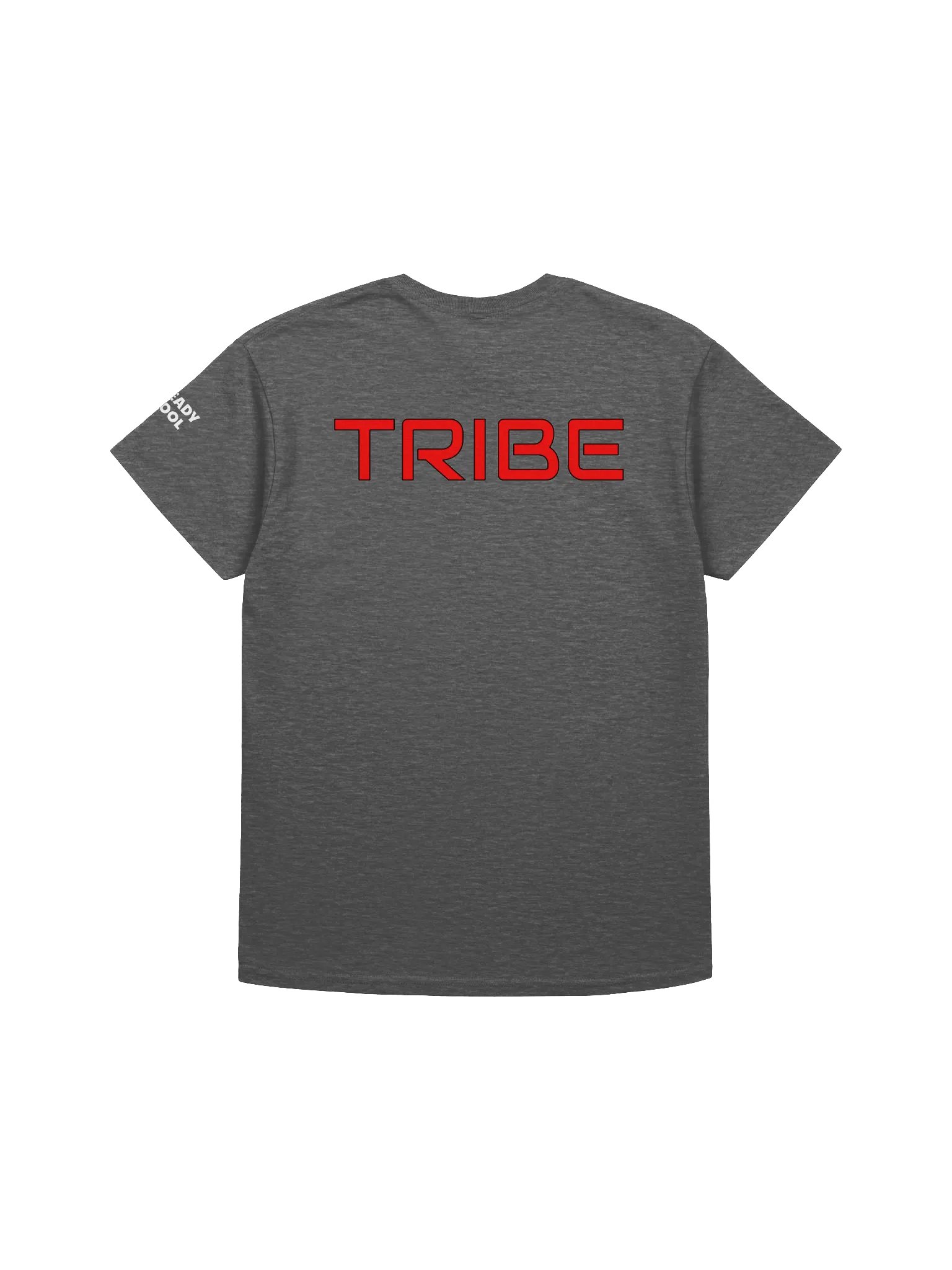 CRT Paint Splatter Large Front Print, With Red Tribe Back Print T-Shirt product image (2)