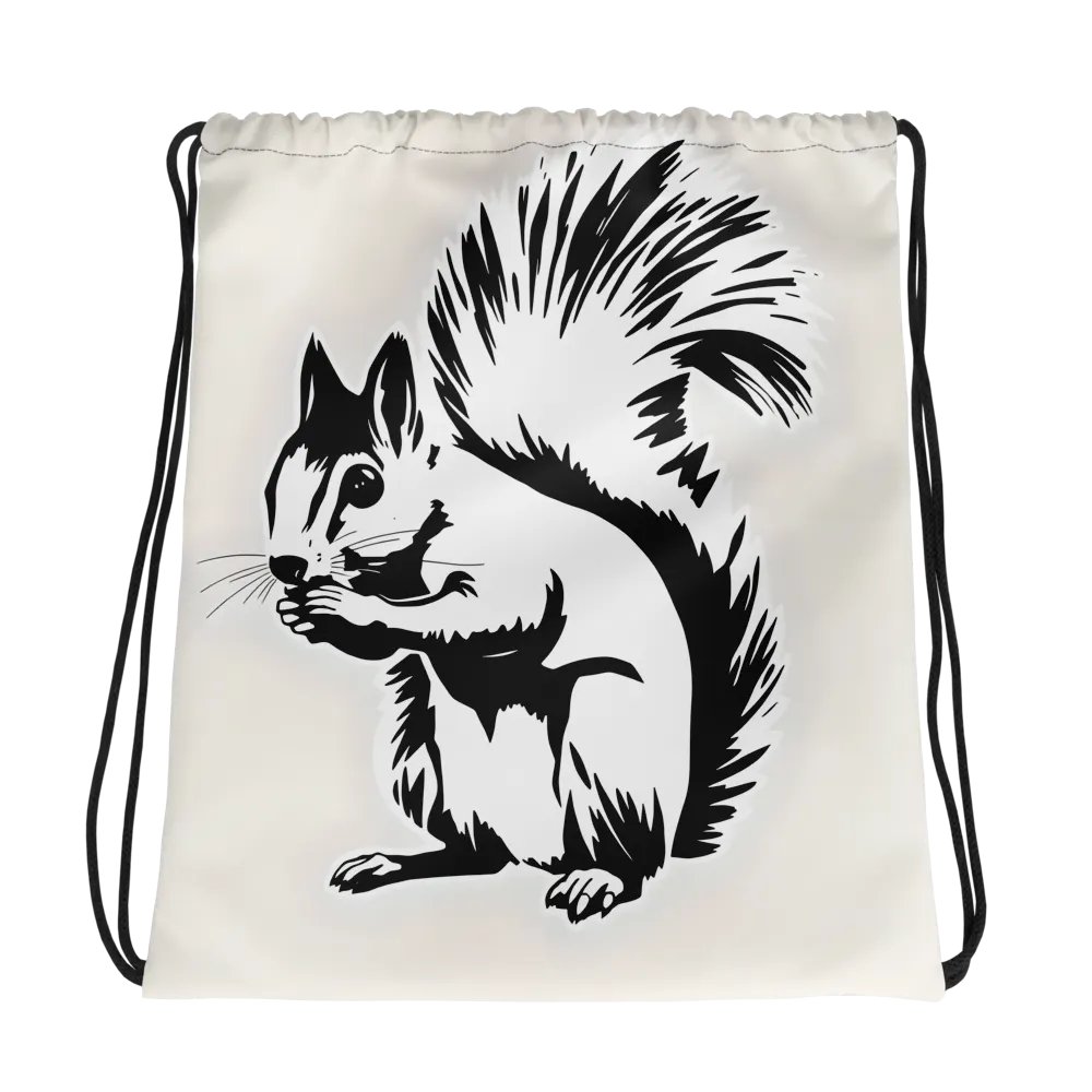 Squirrel Chic Drawstring Bag product image (1)
