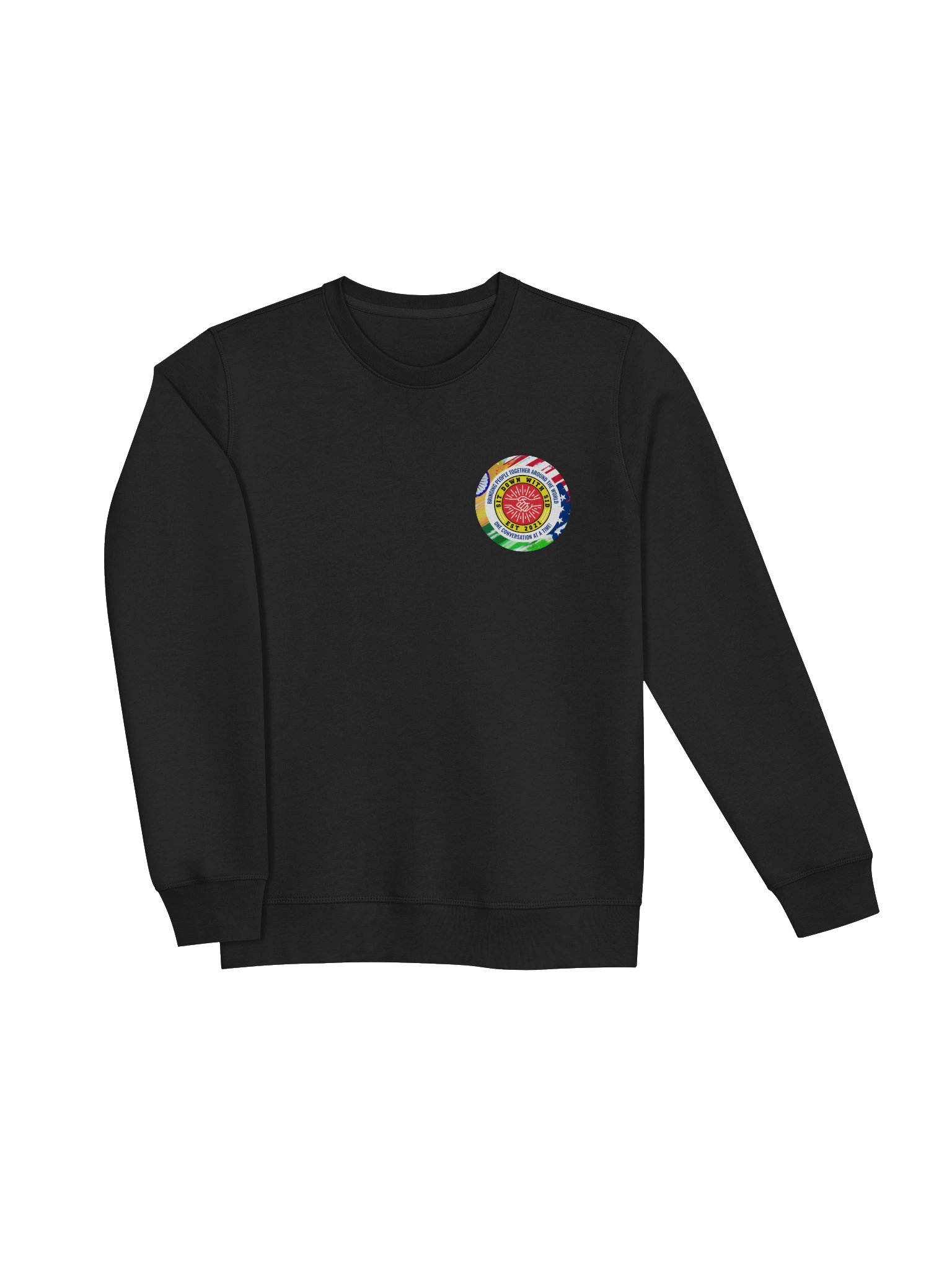 Sit Down With Sid Official Essential Organic Sweatshirt - Black product image (3)