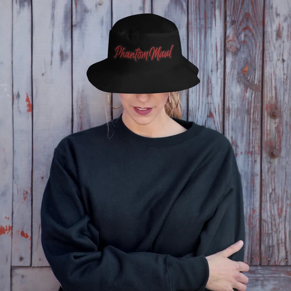 'PhantomMaul' Bucket Hat Red Lettering product image (7)