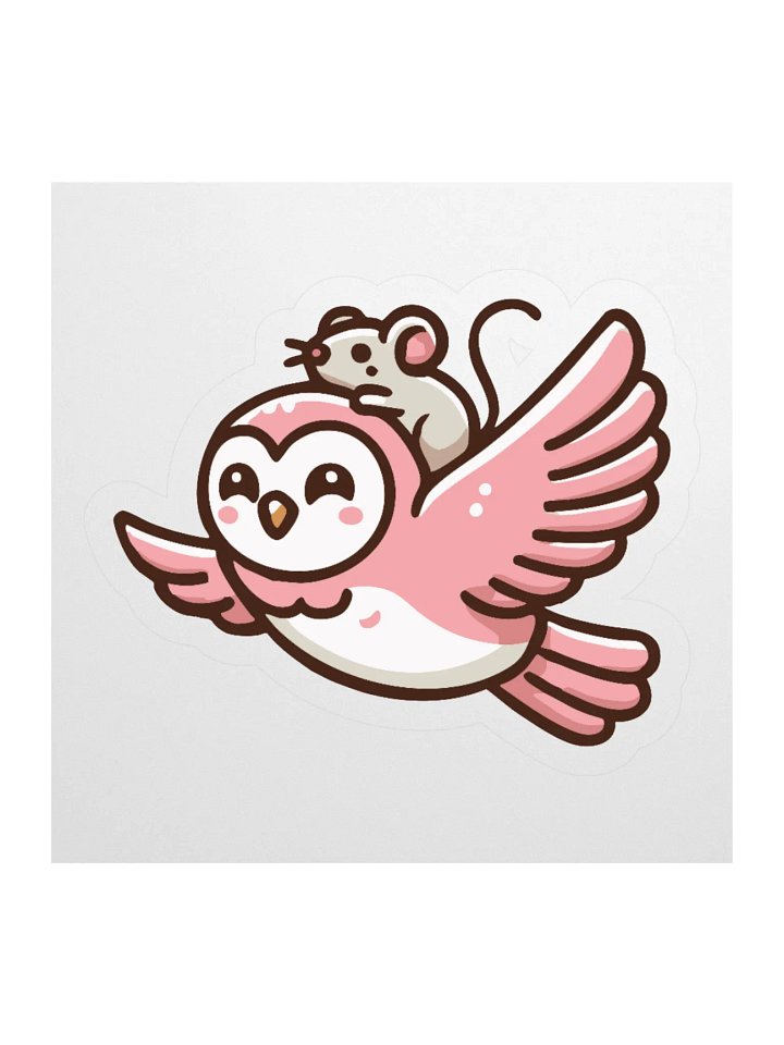 "Flying Friends" Sticker product image (2)