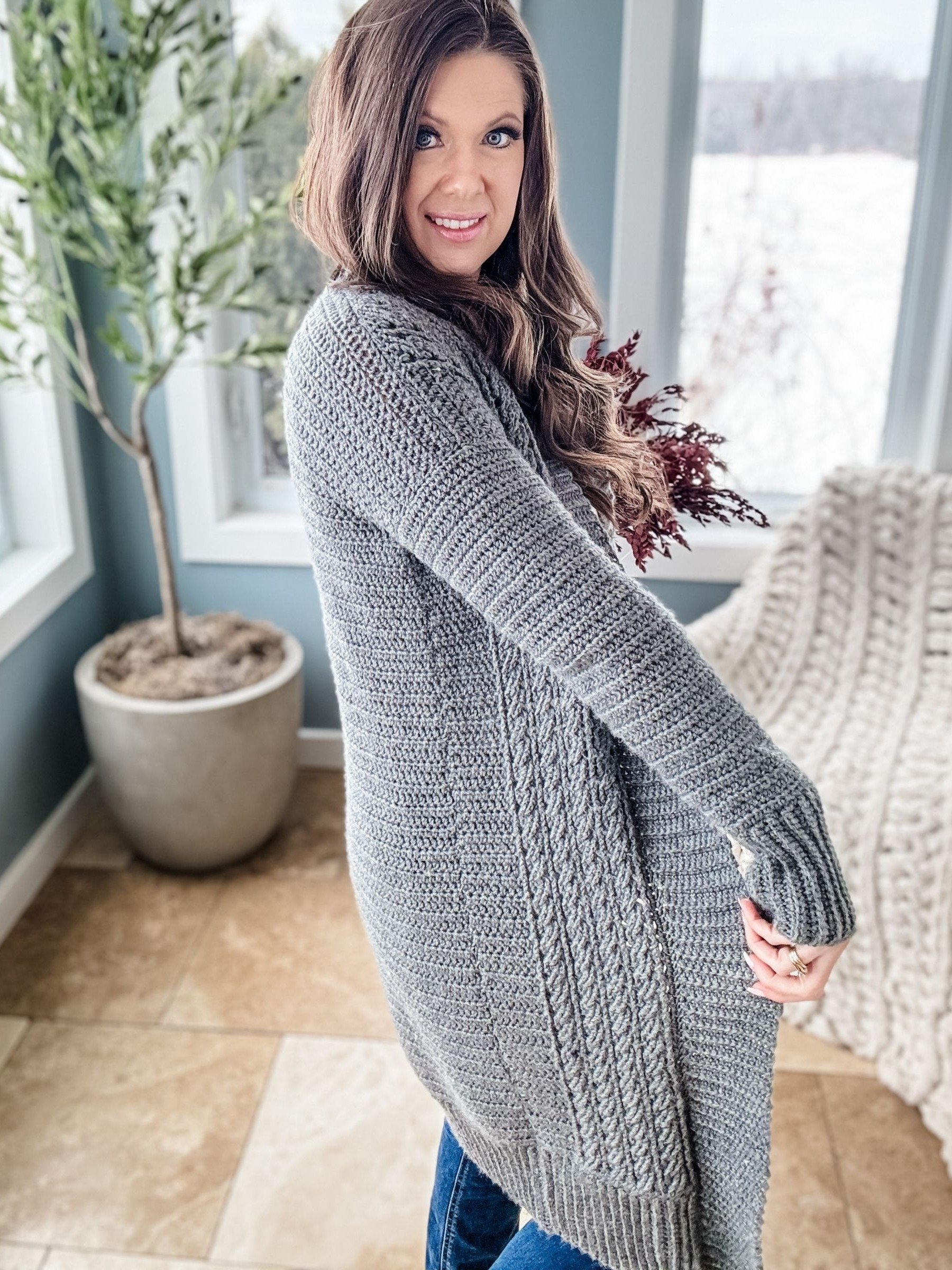 Double Espresso Duster Crochet Pattern product image (7)