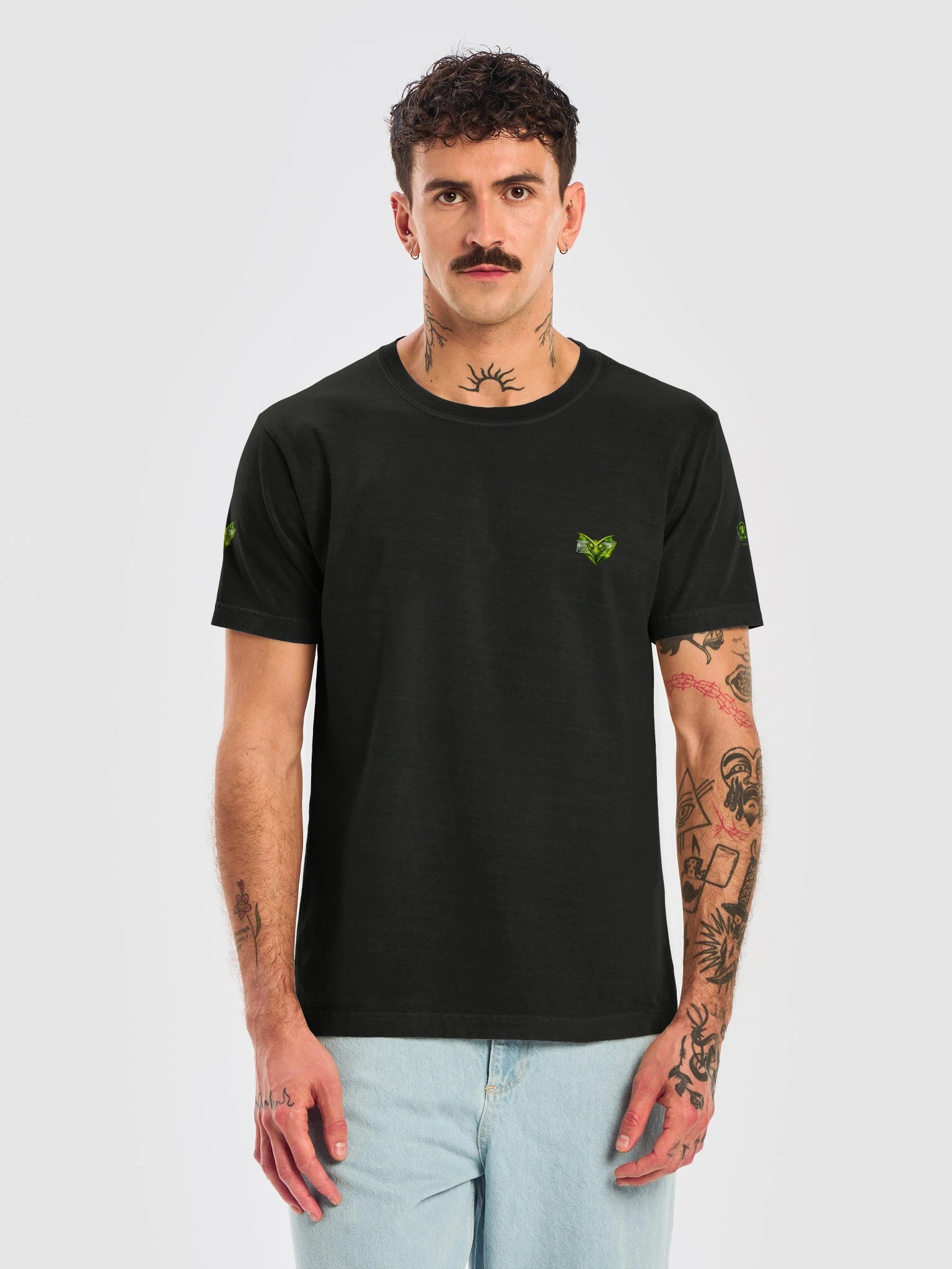 FayzieBobs F27 Mantis — Flow & Strength Unisex Oversized Garment-Dyed T-Shirt product image (1)