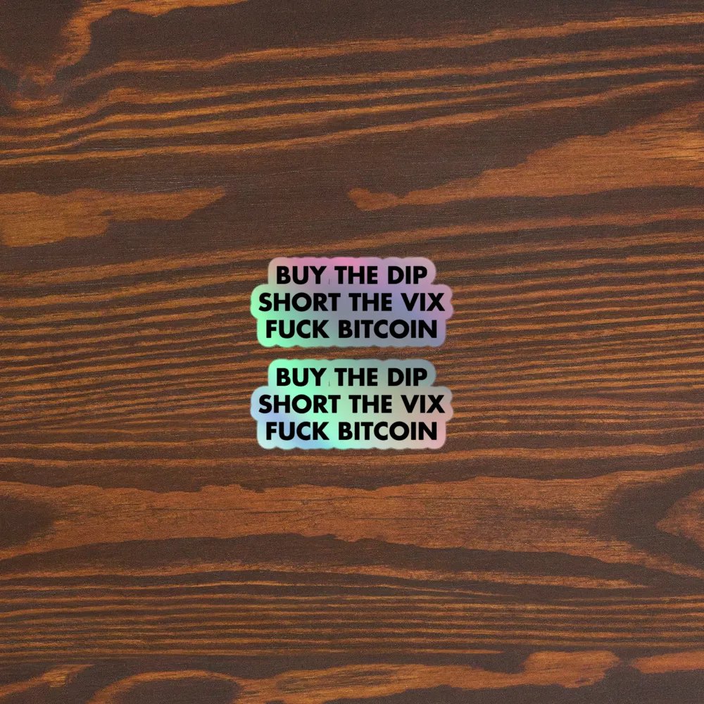 Buy The Dip Holographic Stickers product image (5)