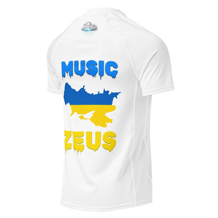 All-Over Print Men's Recycled Short Sleeve Rash Guard product image (1)