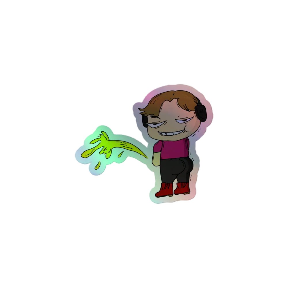 PISS OFF! - Jie Holographic Sticker product image (1)