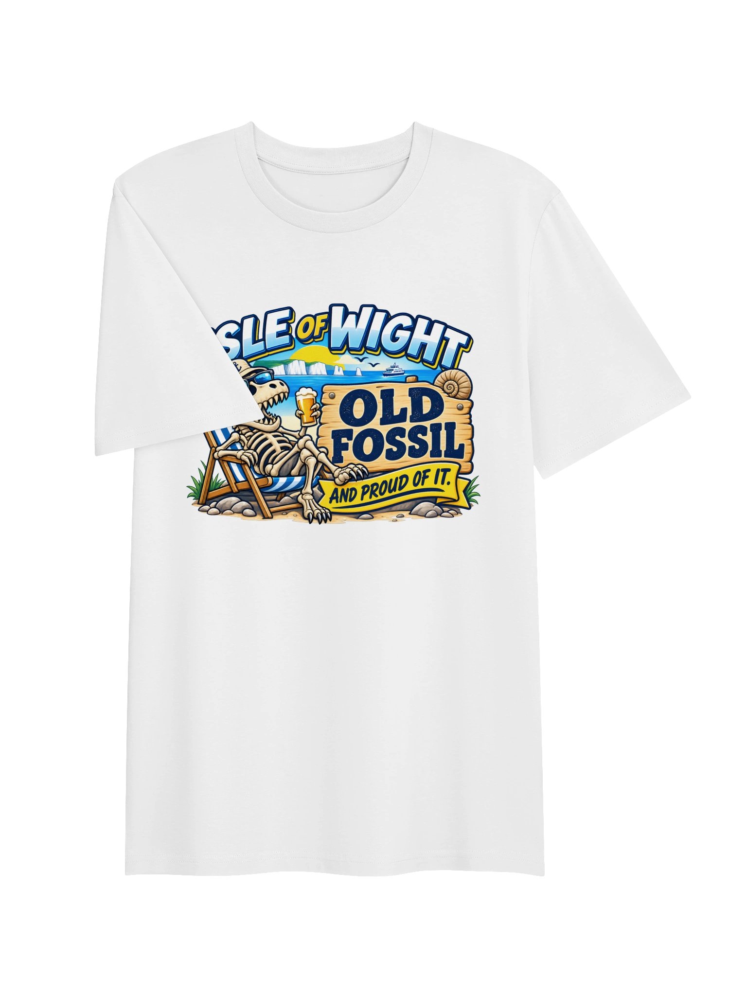 Isle of Wight Old Fossil T-Shirt – And Proud of It! product image (3)