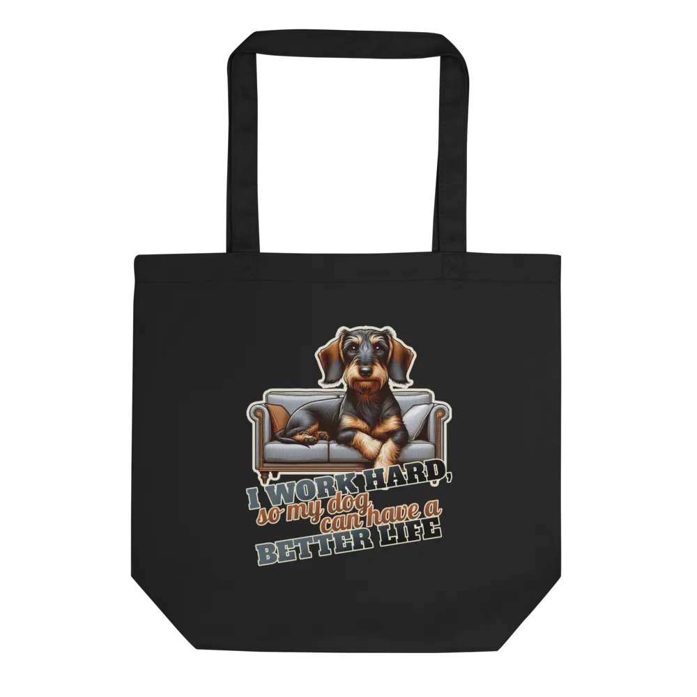 Hard Work for Paws: Eco-Friendly Tote Bag product image (1)