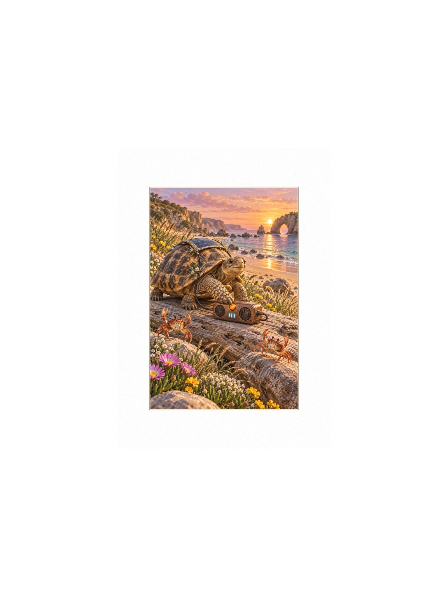 Shell Tracks Small Art Print product image (1)