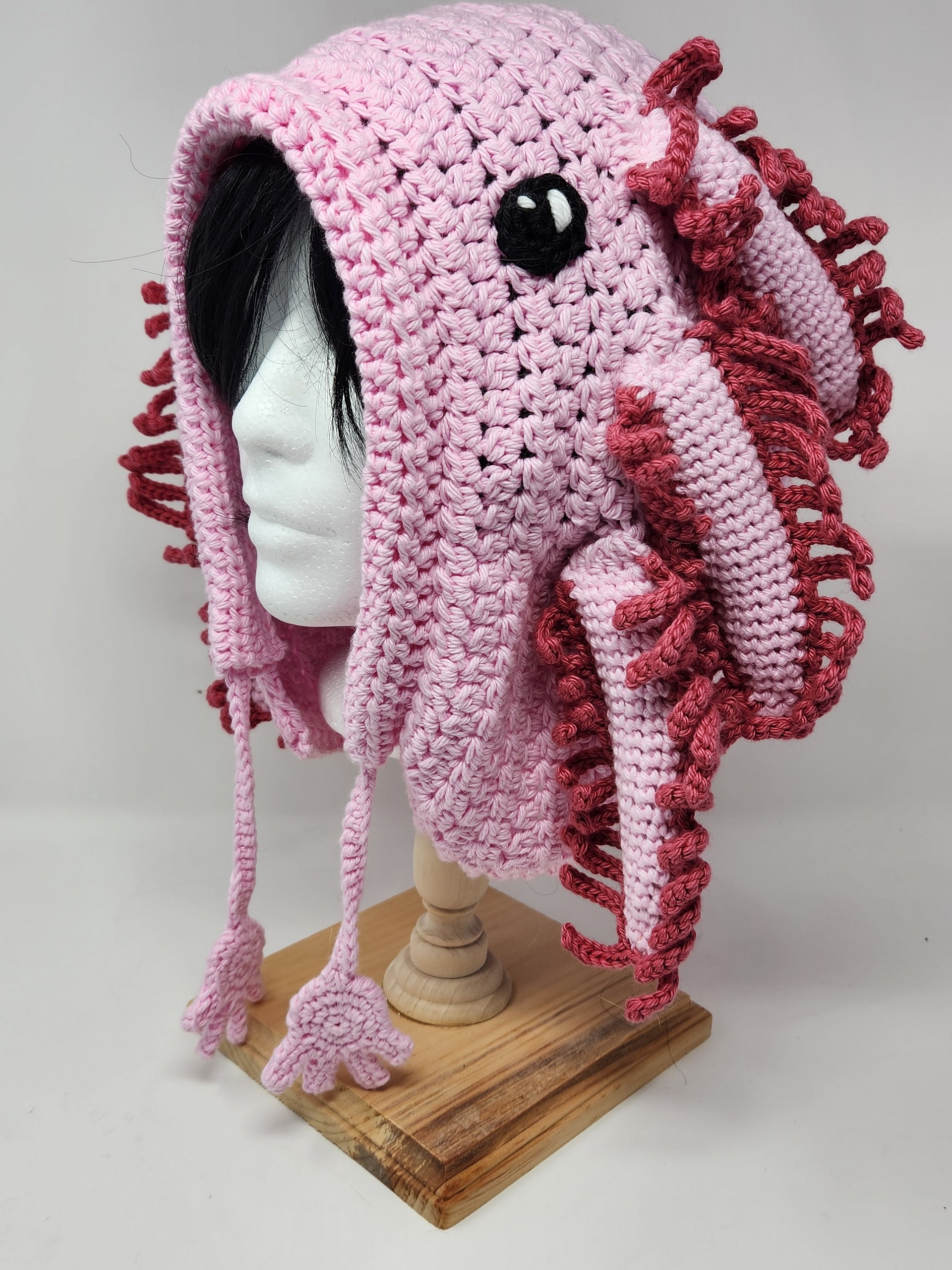 Crochet Axolotl Hood Pattern product image (4)