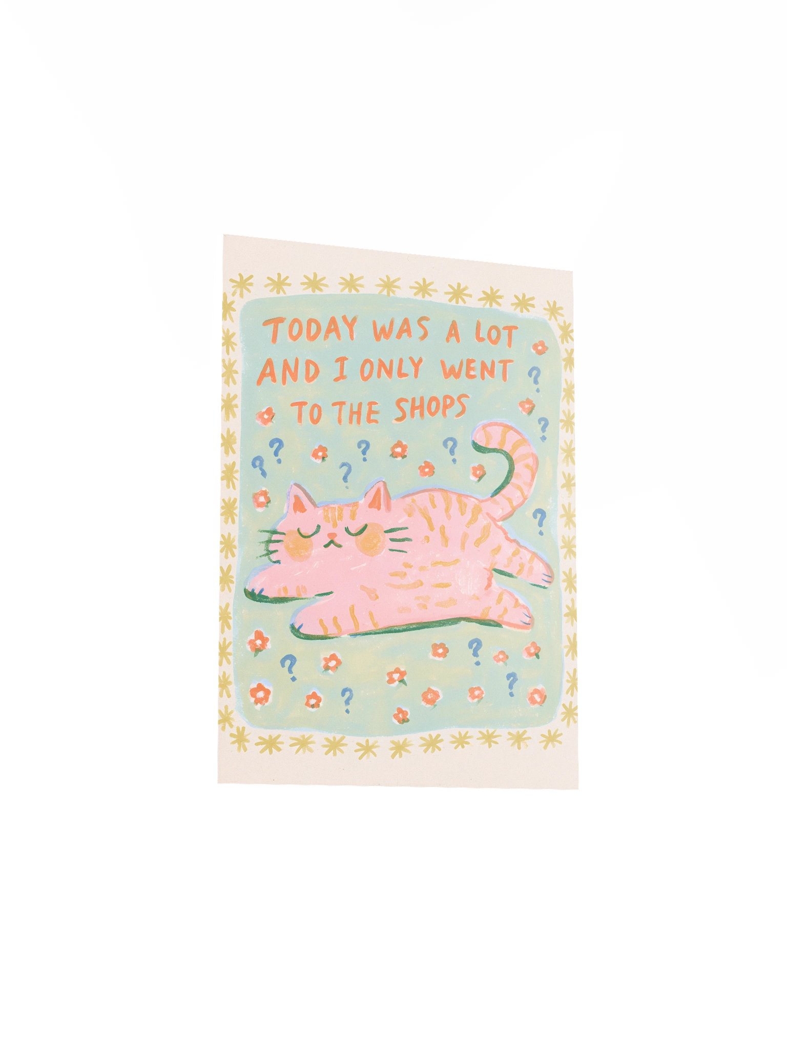 Today Was a Lot Cat Poster product image (11)