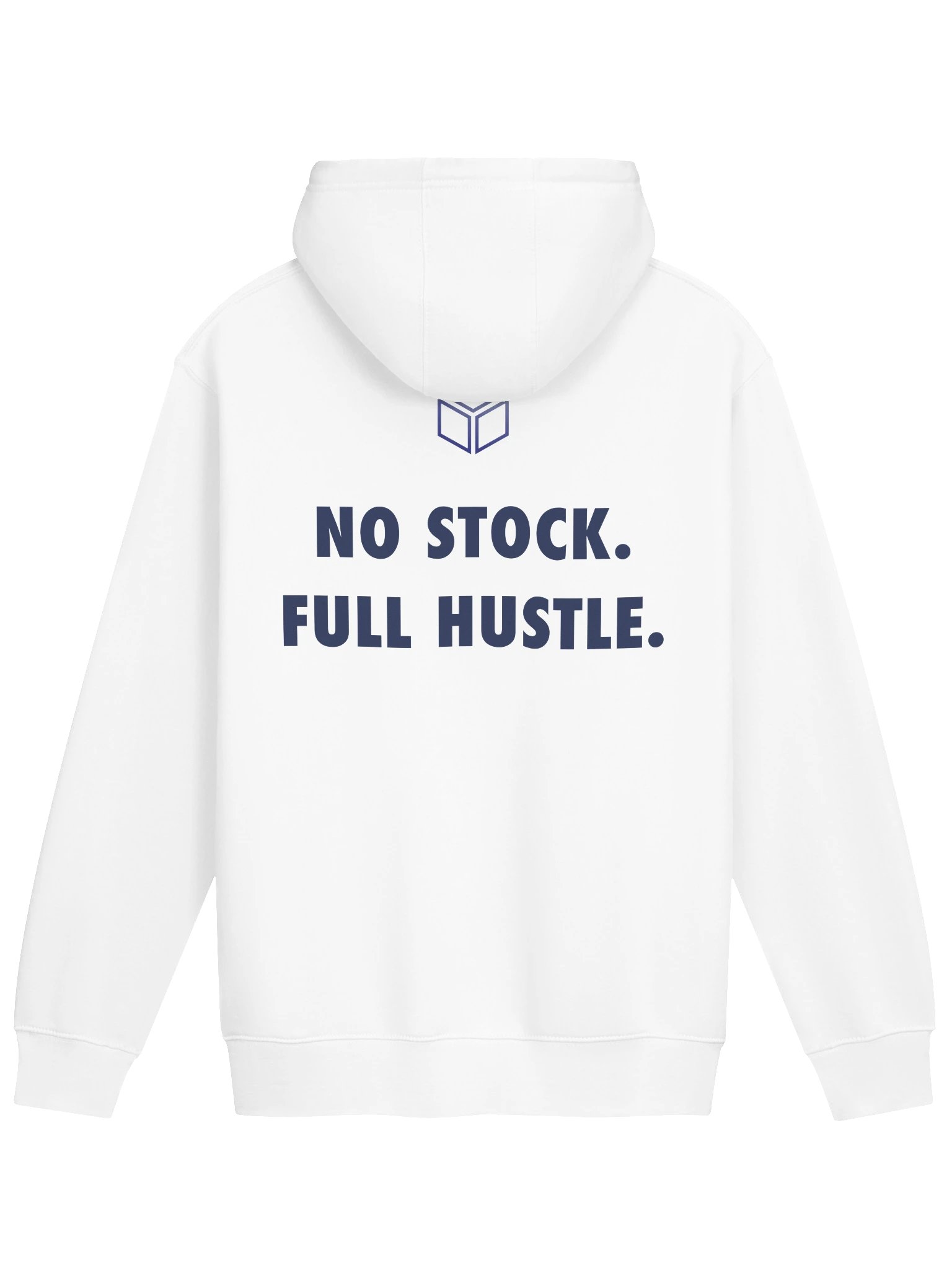 No Stock. Full Hustle. Hoodie — Light product image (5)