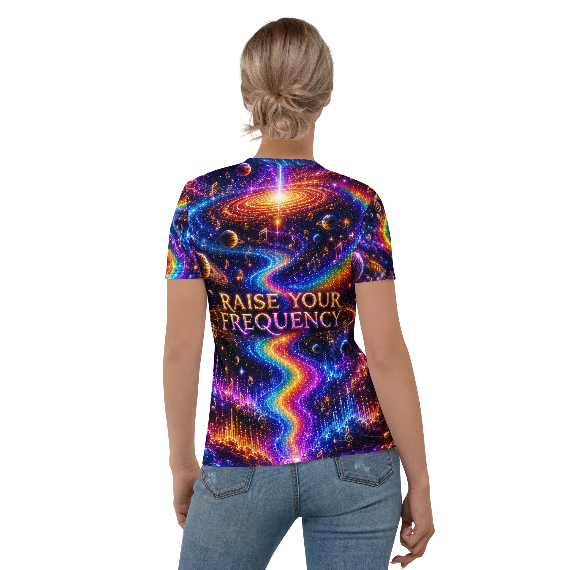 Raise Your Frequency T-shirt For Her product image (2)