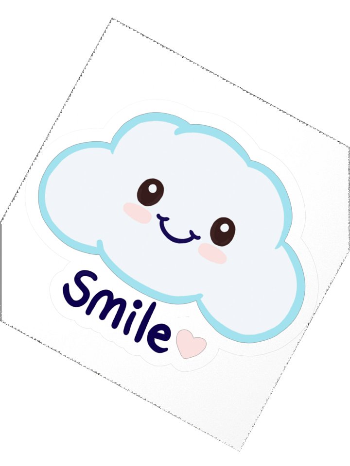 Smiley Cloud Sticker product image (2)