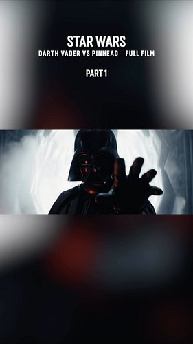 Darth Vader takes Pinhead for a ride. 

#starwars #darthvader