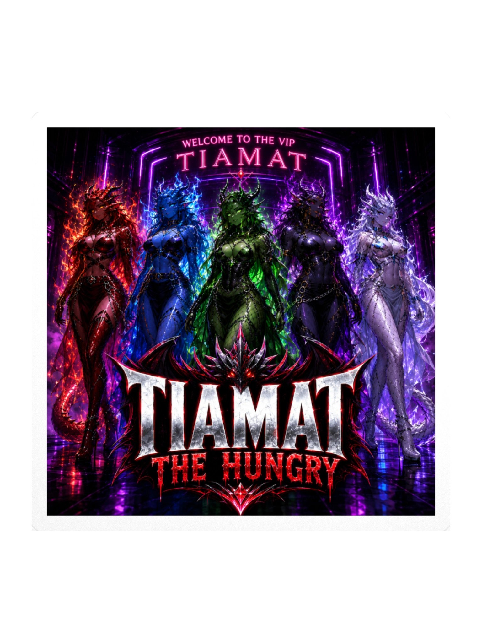 Tiamat The Hungry Sticker product image (1)