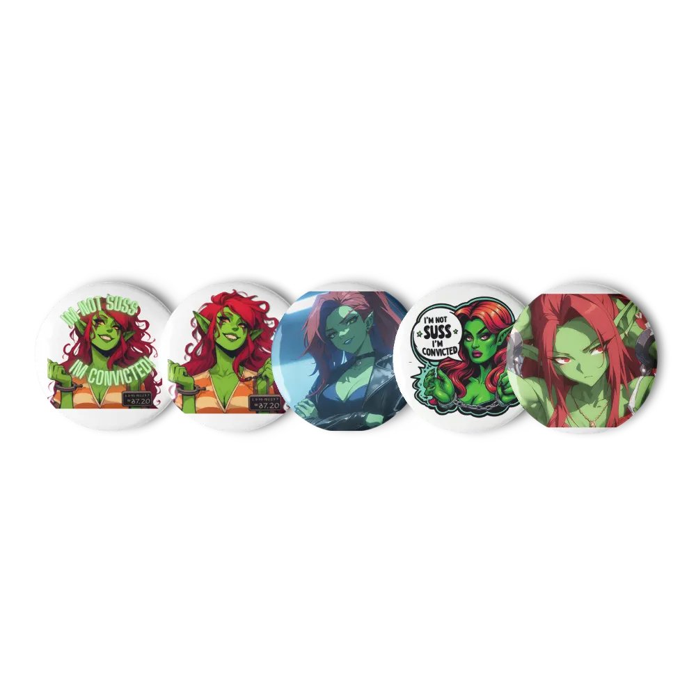 I'm Not Suss, I'm Convicted Pins product image (6)