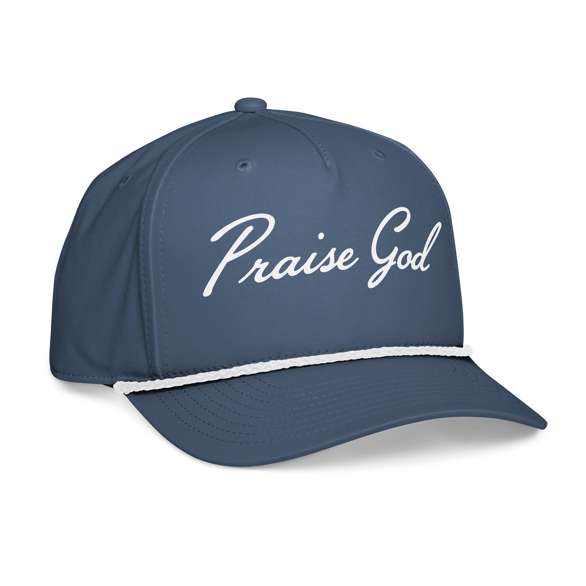 PRAISE GOD ESSENTIAL GOLF ROPE HAT - LIGHT BLUE product image (4)
