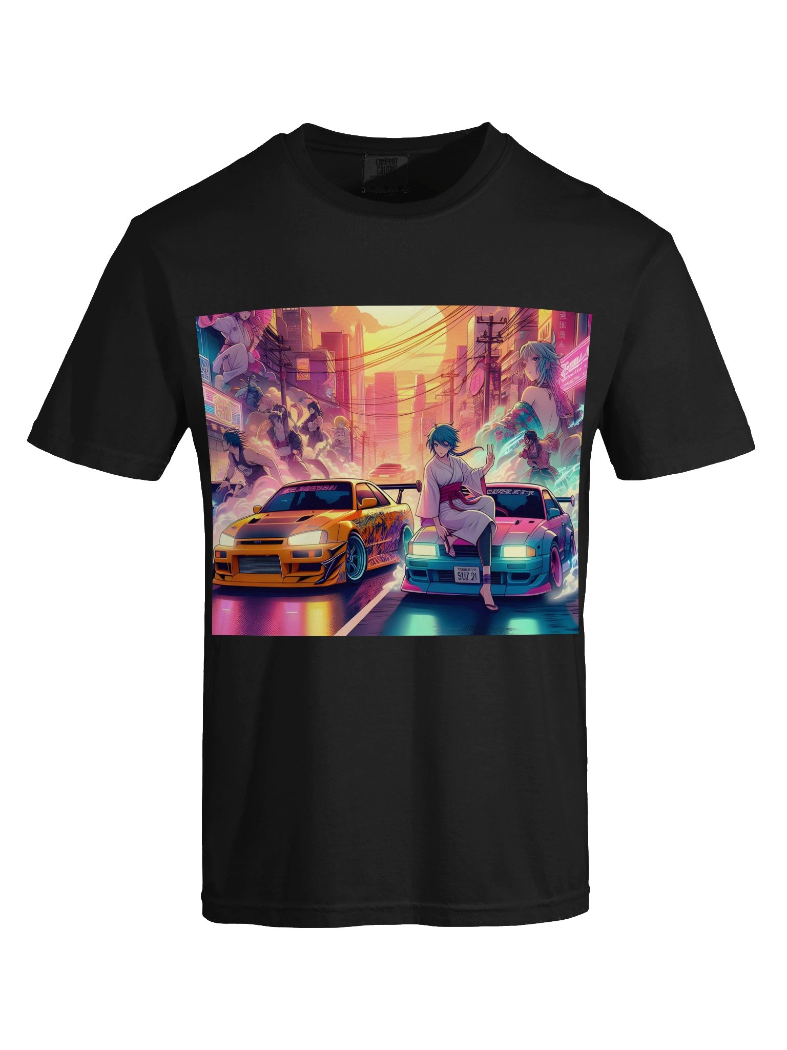 Cyberpunk Street Race Anime T-Shirt product image (17)