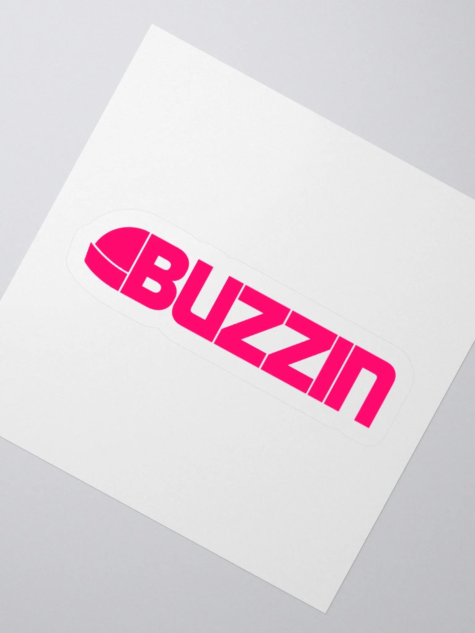 BuzzIn Red Logo Sticker product image (4)
