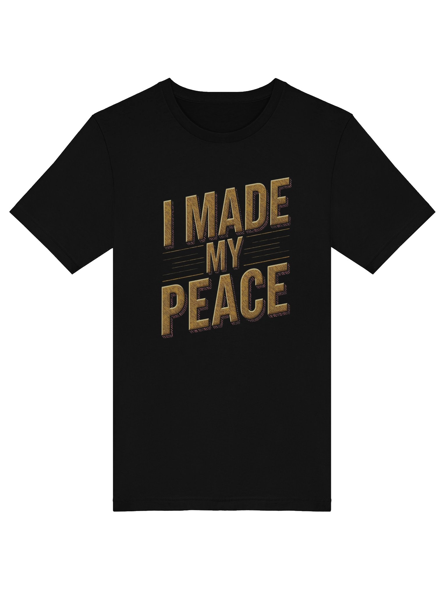 Textured I Made My Peace T-Shirt product image (5)