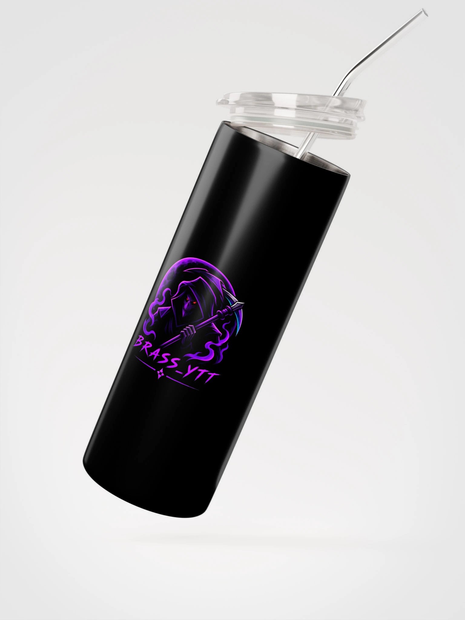 BRASS_YTT Stainless Steel Tumbler with Straw | Motiv 2 product image (3)