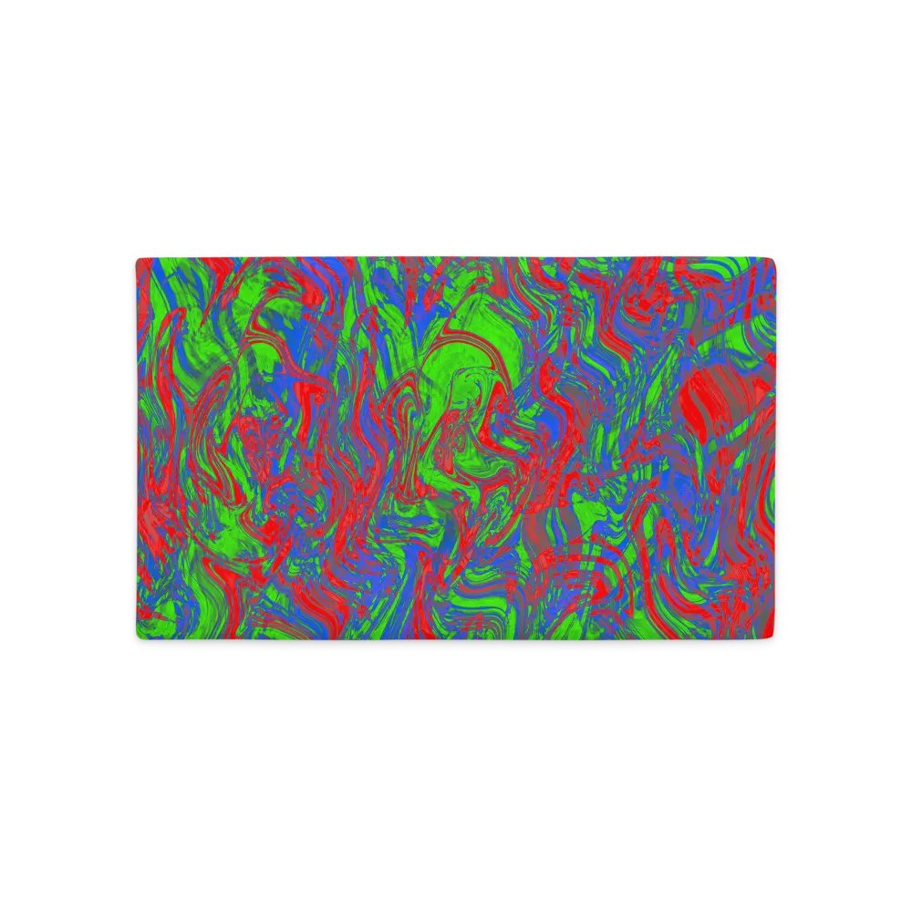 Techno Pattern Premium Pillowcase | Red Pattern | Green Pattern | Blue Pattern product image (5)