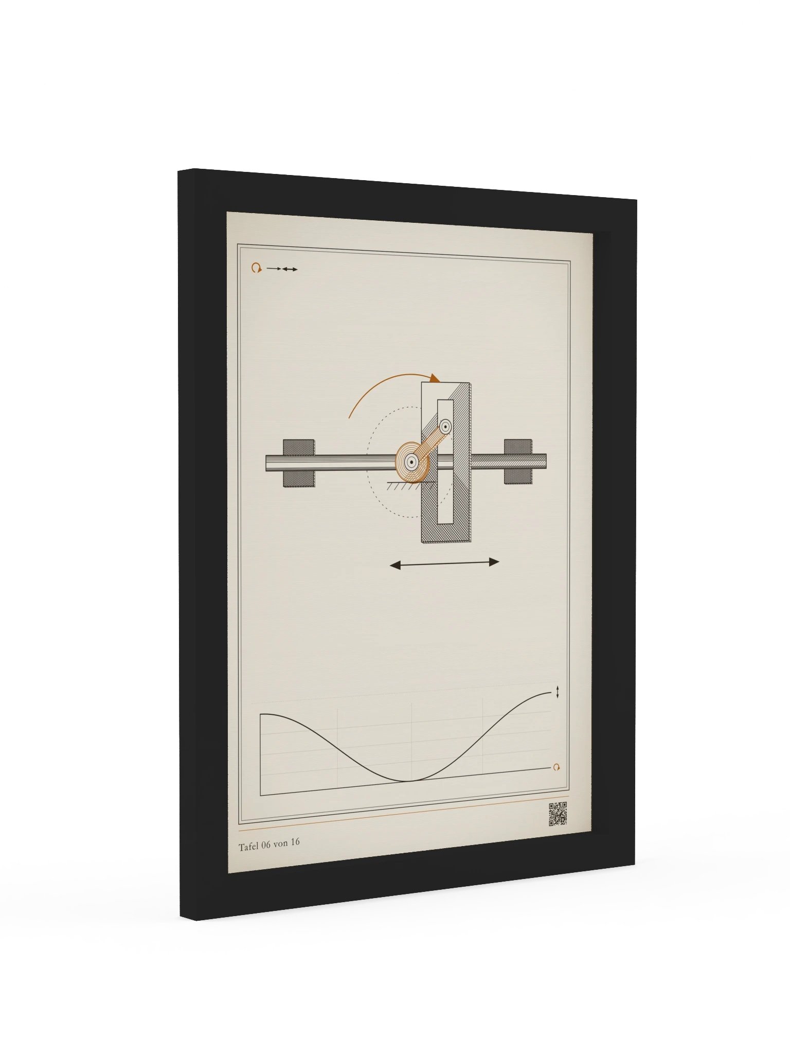 MOTION 06 · Kreuzschleife · gerahmt product image (2)