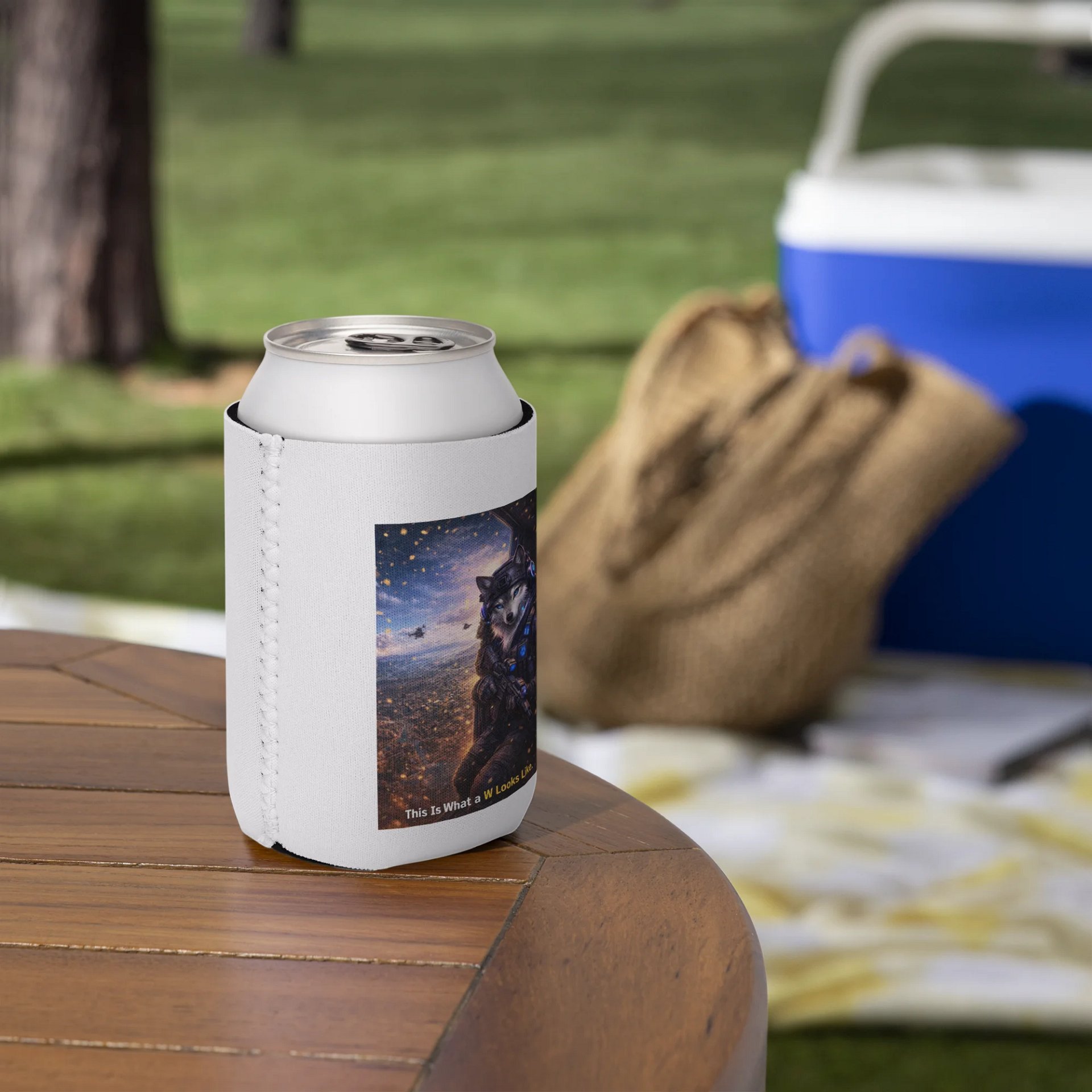 Tactical Wolf Can Cooler product image (6)