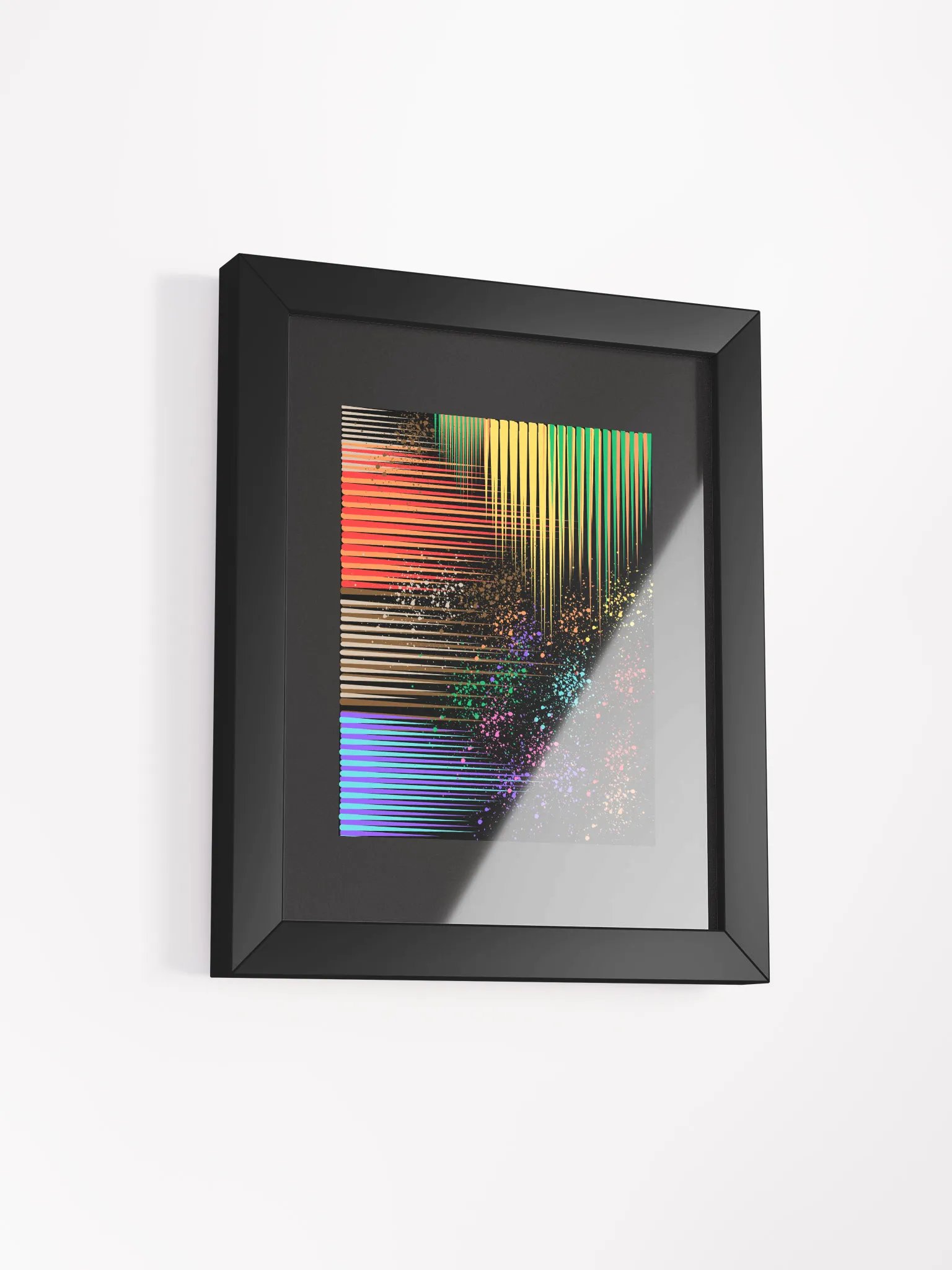 Vibrant Grid Art Framed Poster product image (2)