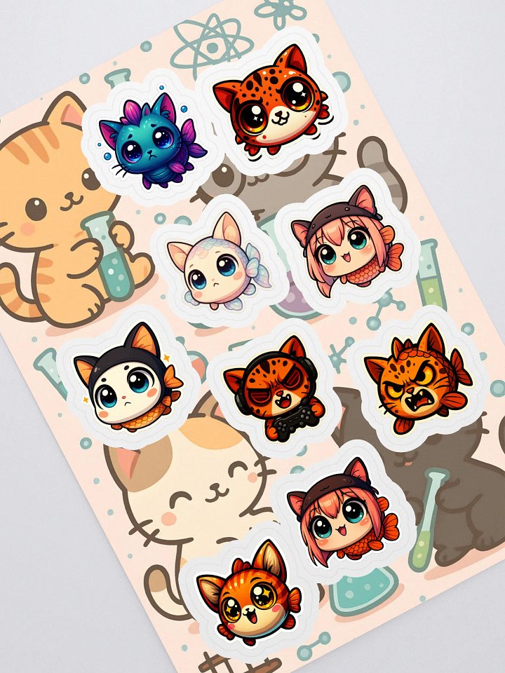 Forever Friends EvilMadGamerKitty Stickers product image (1)