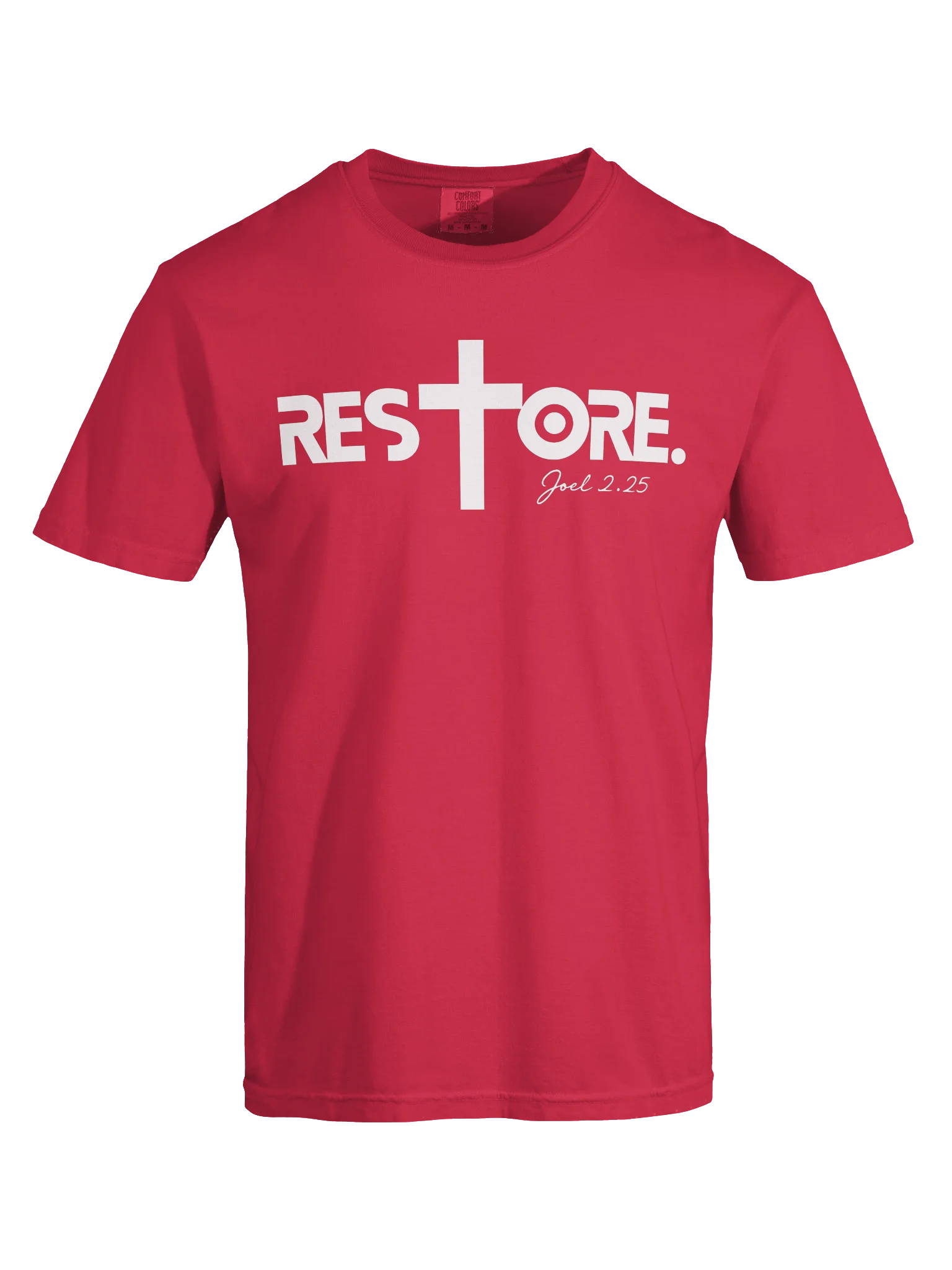 RESTORE™ Cross T-Shirt | Christian Faith Graphic Tee | Inspirational Streetwear product image (53)