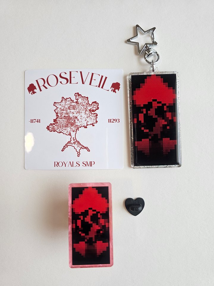Roseveil Merch (Stickers, Keychains, Pins, & Buttons) product image (1)