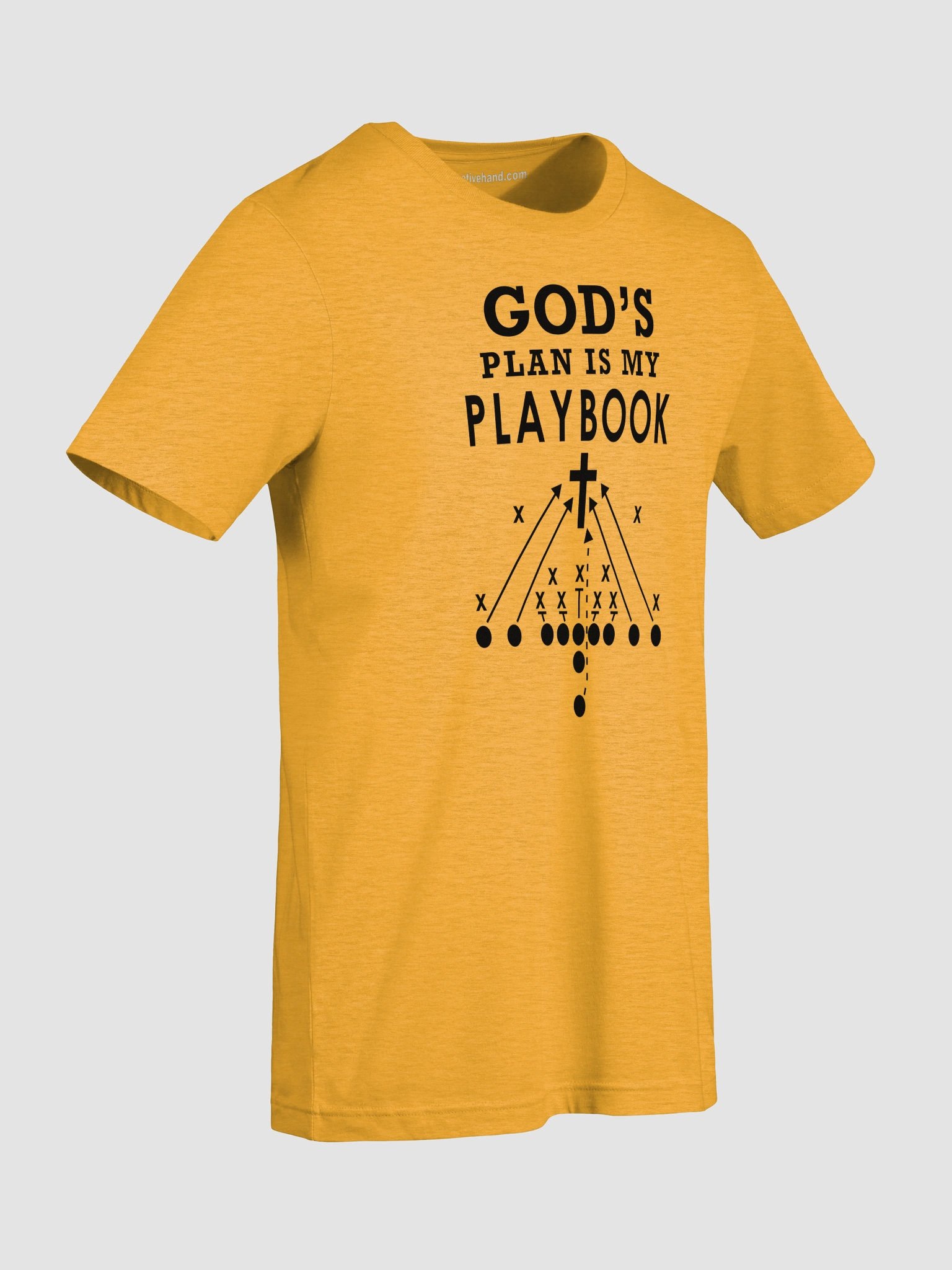 God's Plan is my Playbook (26) T-Shirt product image (5)