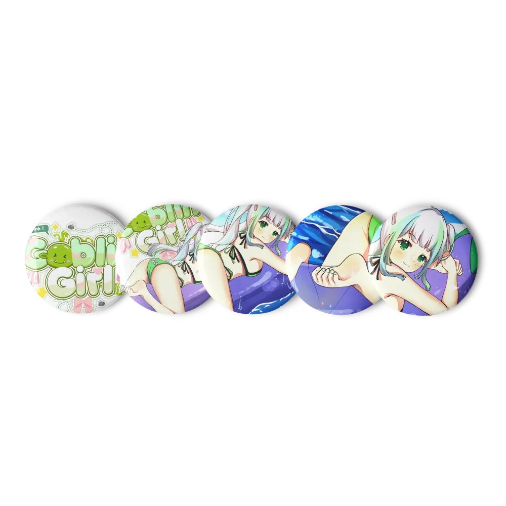 Goblin Girl Pin Button Set product image (3)