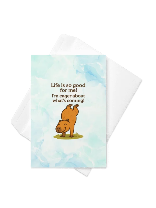 Life Is So Good Cappy - Card product image (2)