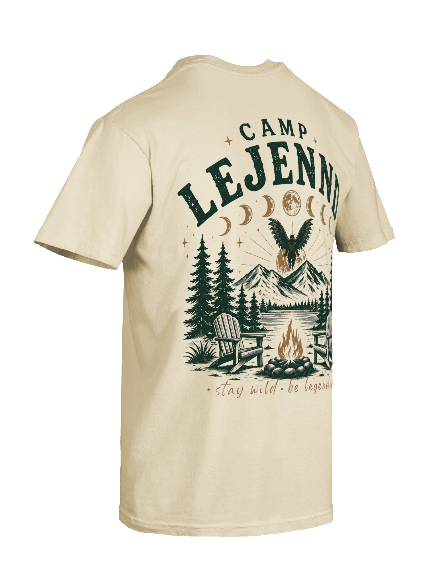 Camp Lejennd T-Shirt, Back Design product image (31)