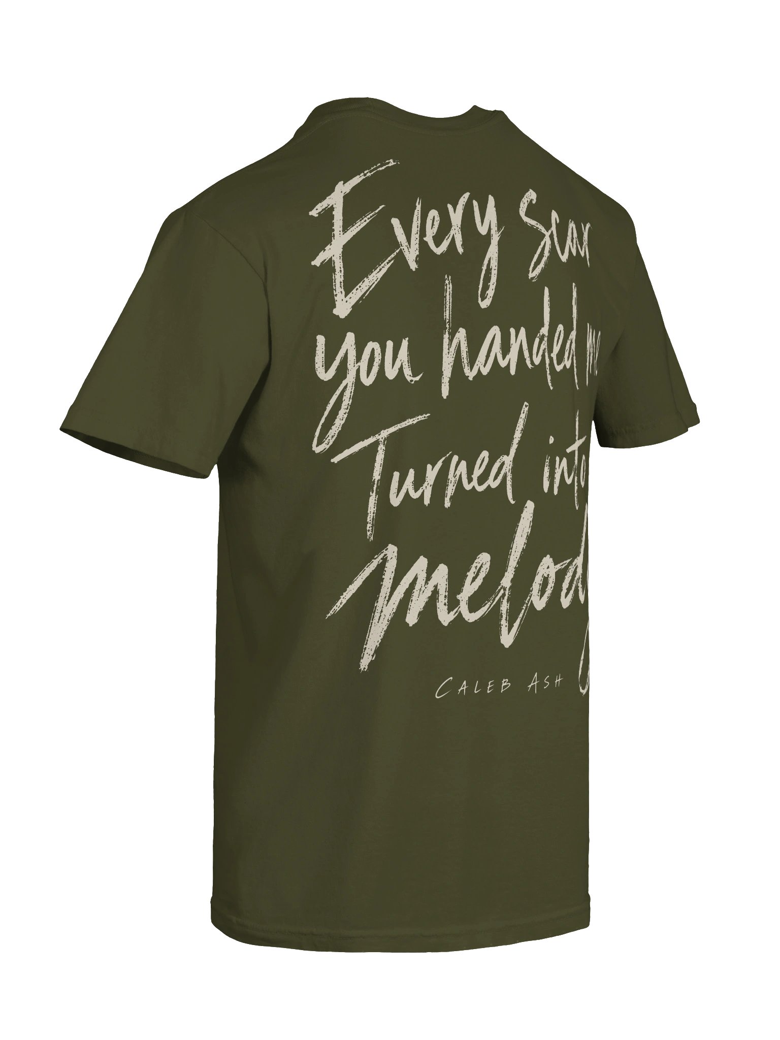 Caleb Ash — Every Scar Lyric Tee / Cream product image (24)