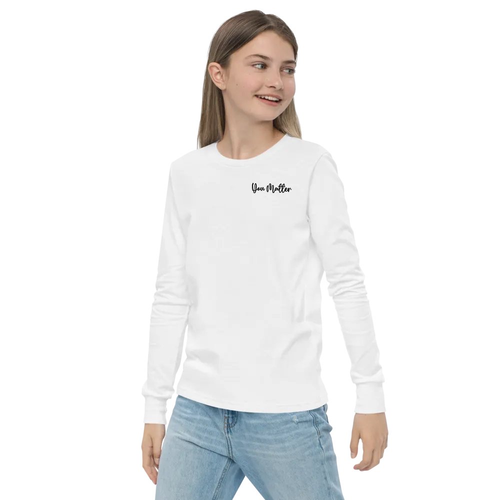 You Matter Long Sleeve Youth T-shirt product image (17)