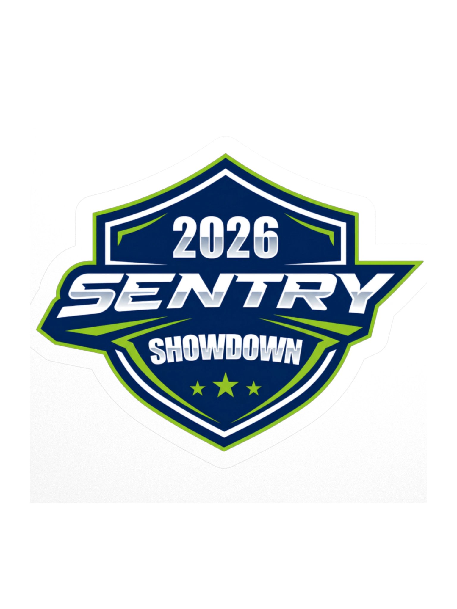 2026 Sentry Showdown Logo Sticker product image (1)