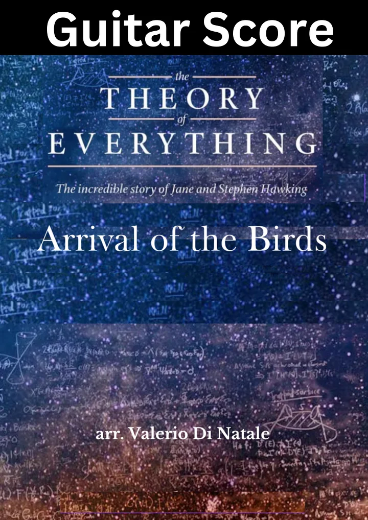 Arrival of the birds - Guitar score product image (1)