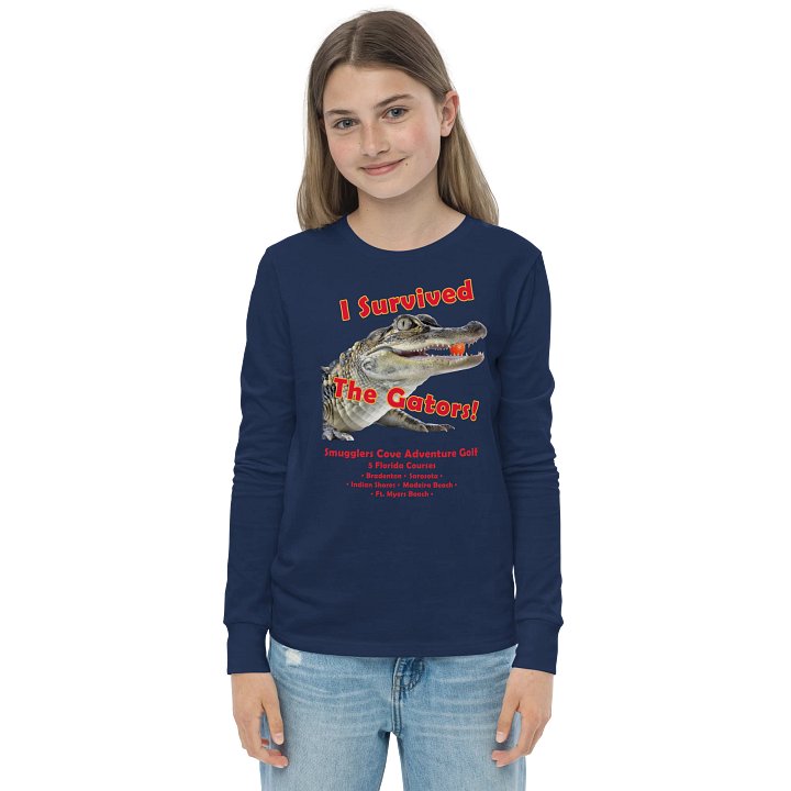 "I Survived the Gators!" - Youth Long Sleeve T-shirt product image (19)