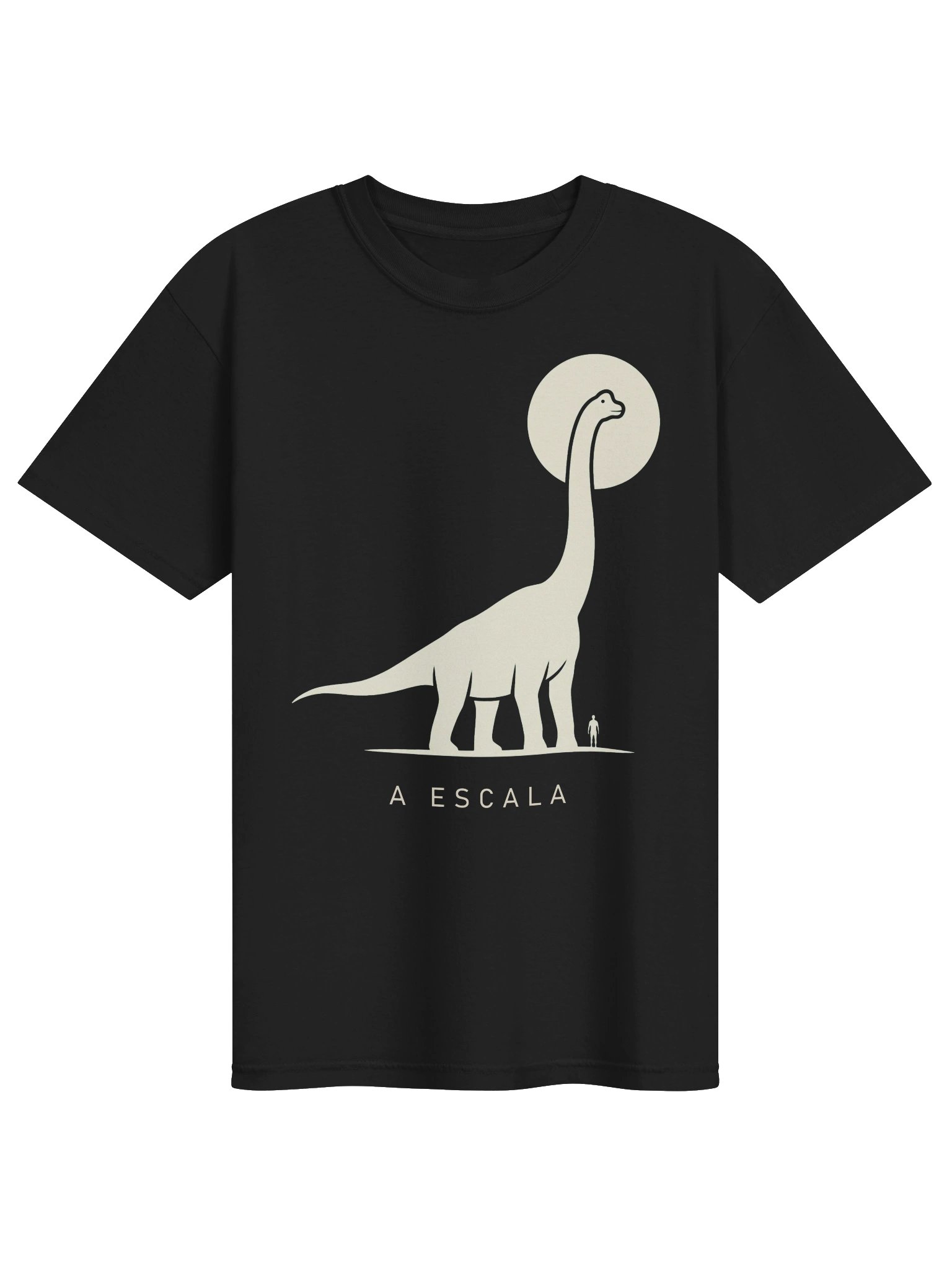 Camiseta A escala: tú eres el humano – PaleoRealms product image (1)