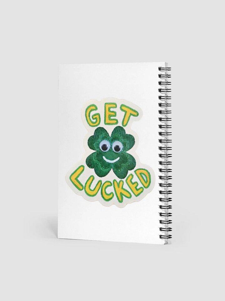Get Lucked Clover Spiral Notebook product image (2)