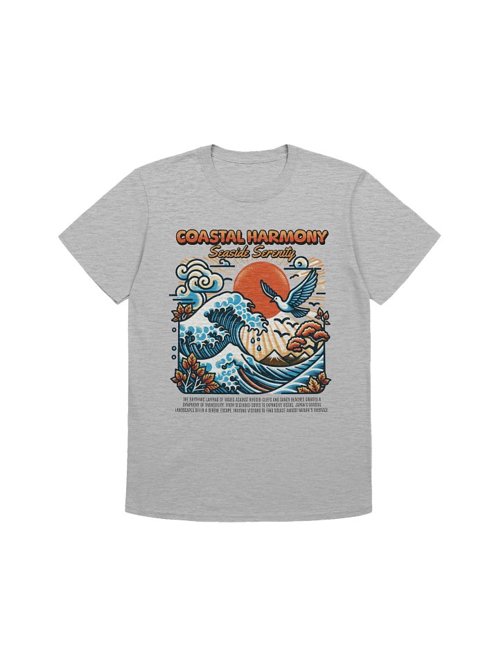 Coastal Harmony Seaside Serenity T-Shirt - Gildan Softstyle product image (1)